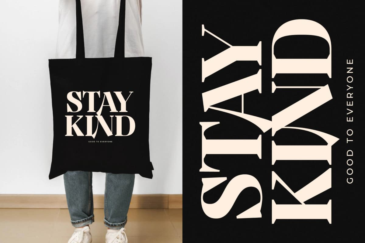 Makien – Contemporary High Contrast Serif font preview 6