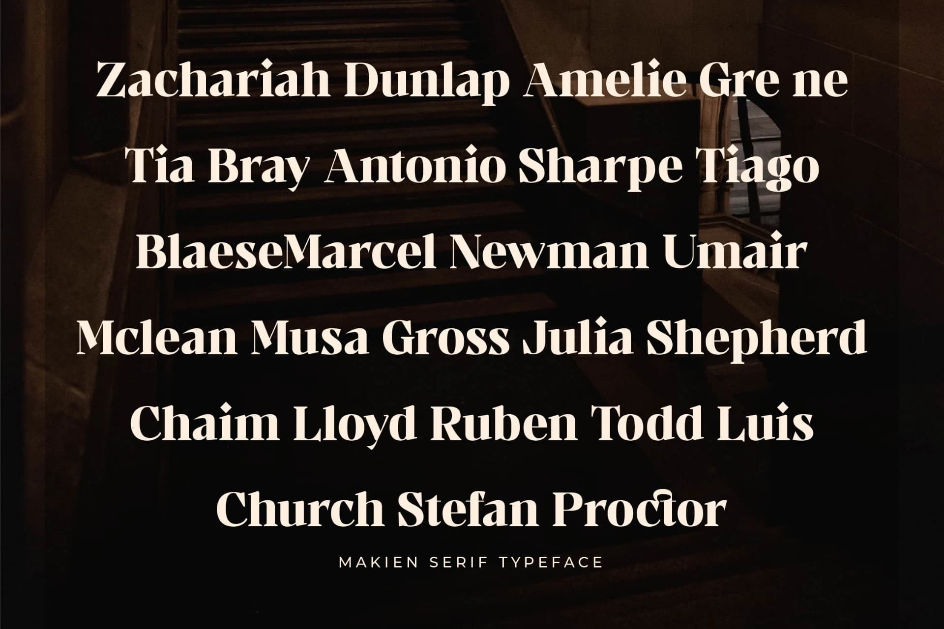 Preview 9 for Makien – Contemporary High Contrast Serif