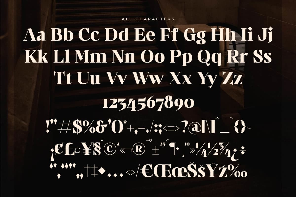 Makien – Contemporary High Contrast Serif font preview 13