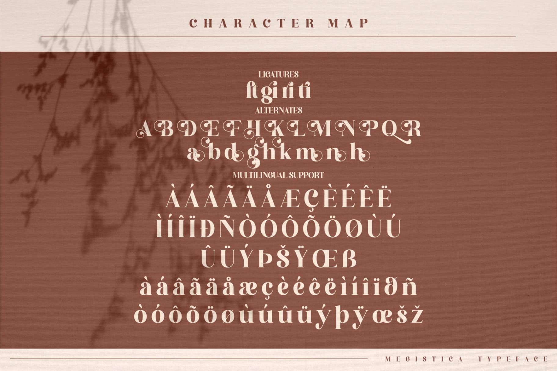 Preview 7 for Megistica - Modern Serif Font