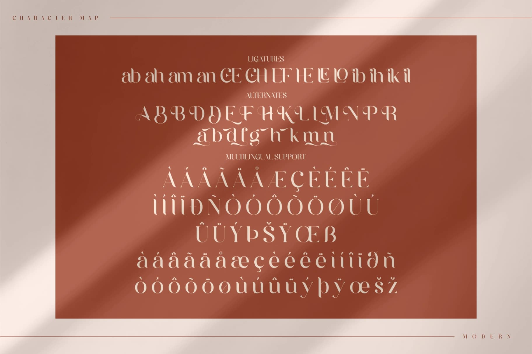 Preview 7 for Belianty Elesha - Modern Serif Font
