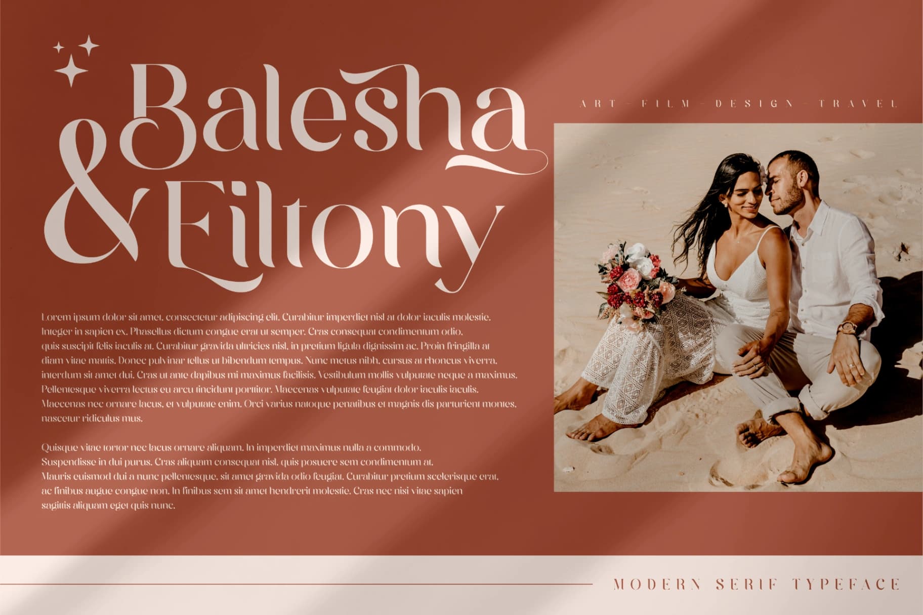 Preview 3 for Belianty Elesha - Modern Serif Font