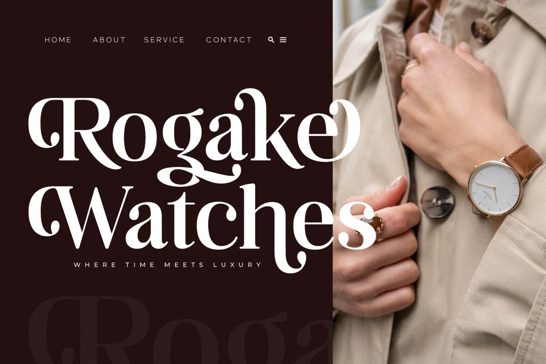 Preview 4 for Ralgine - Decorative Modern Serif