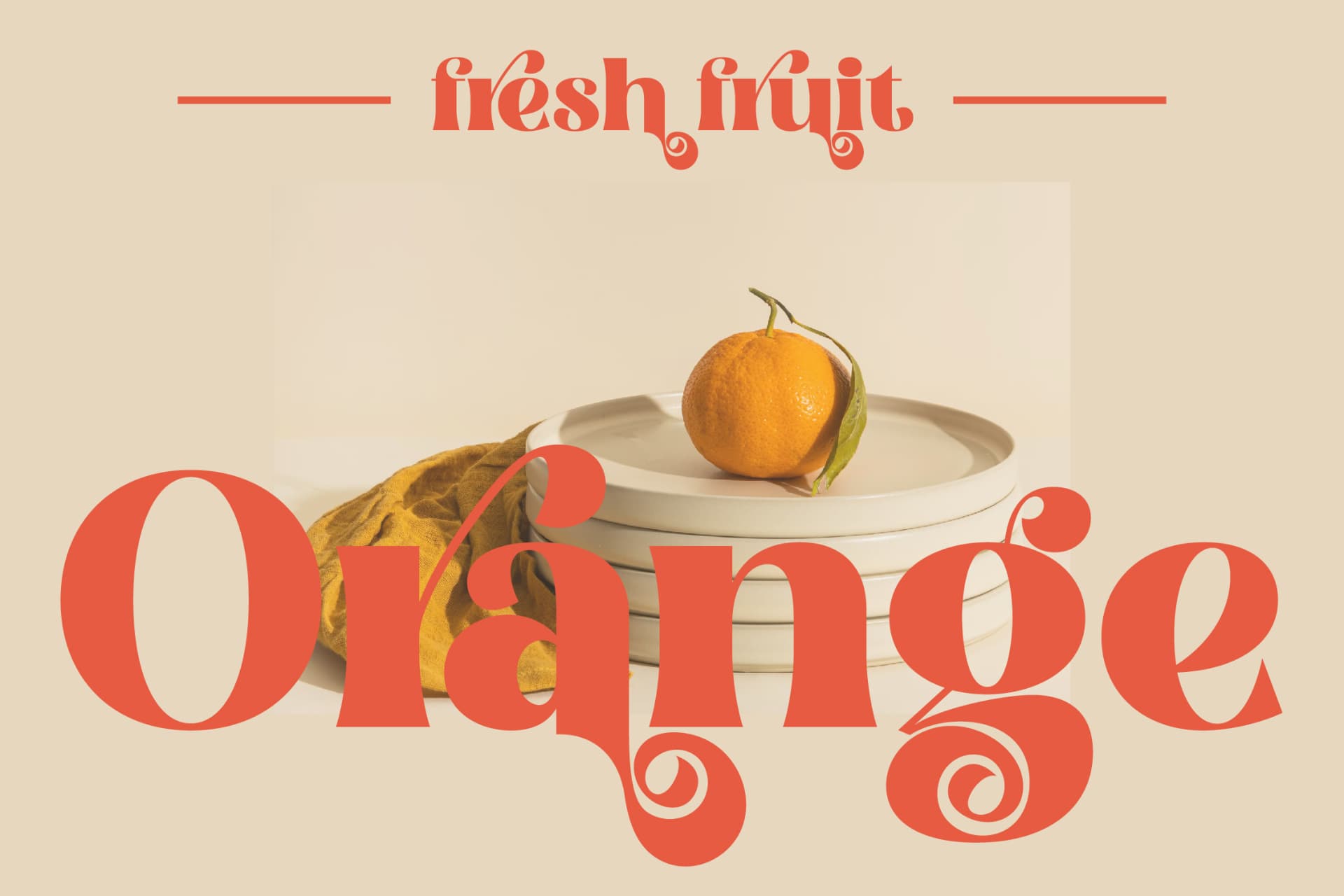 Preview 5 for Florals Bright - Serif Vintage Display