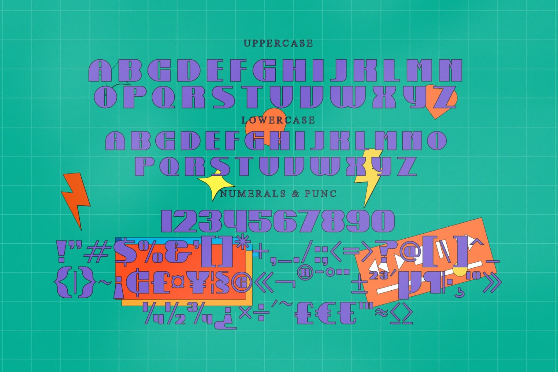 Preview 13 for Gerald - Display and Retro Style Font