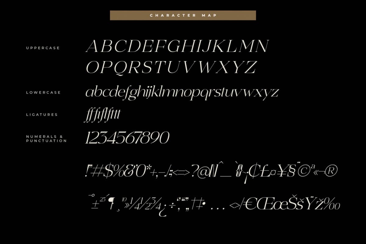 Qikelan – Modern Serif Font font preview 14