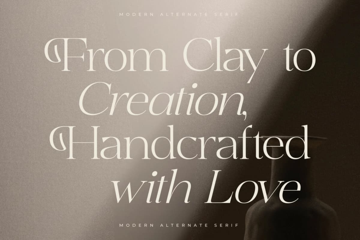 Qikelan – Modern Serif Font font preview 11