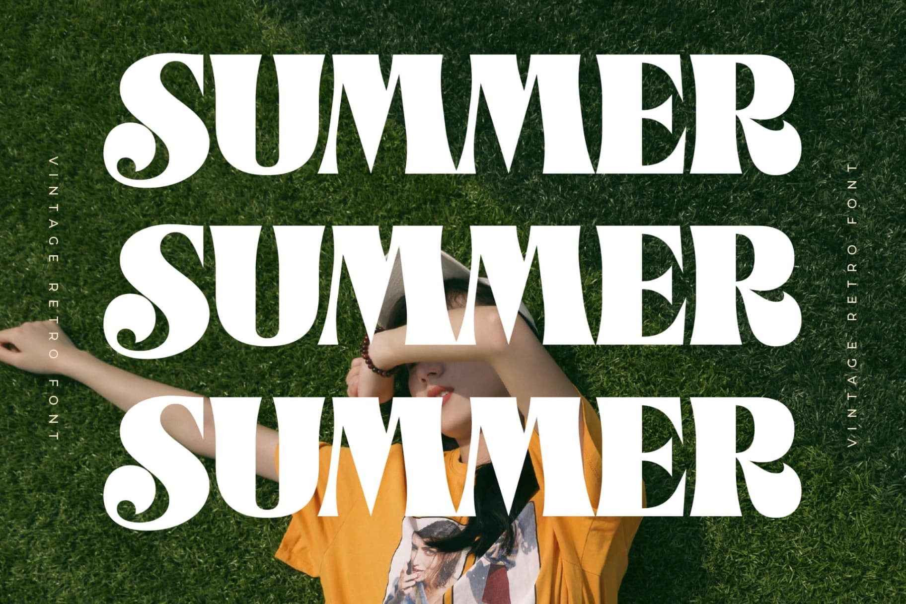 Preview 11 for Andera Ninefold – Vintage Retro Font