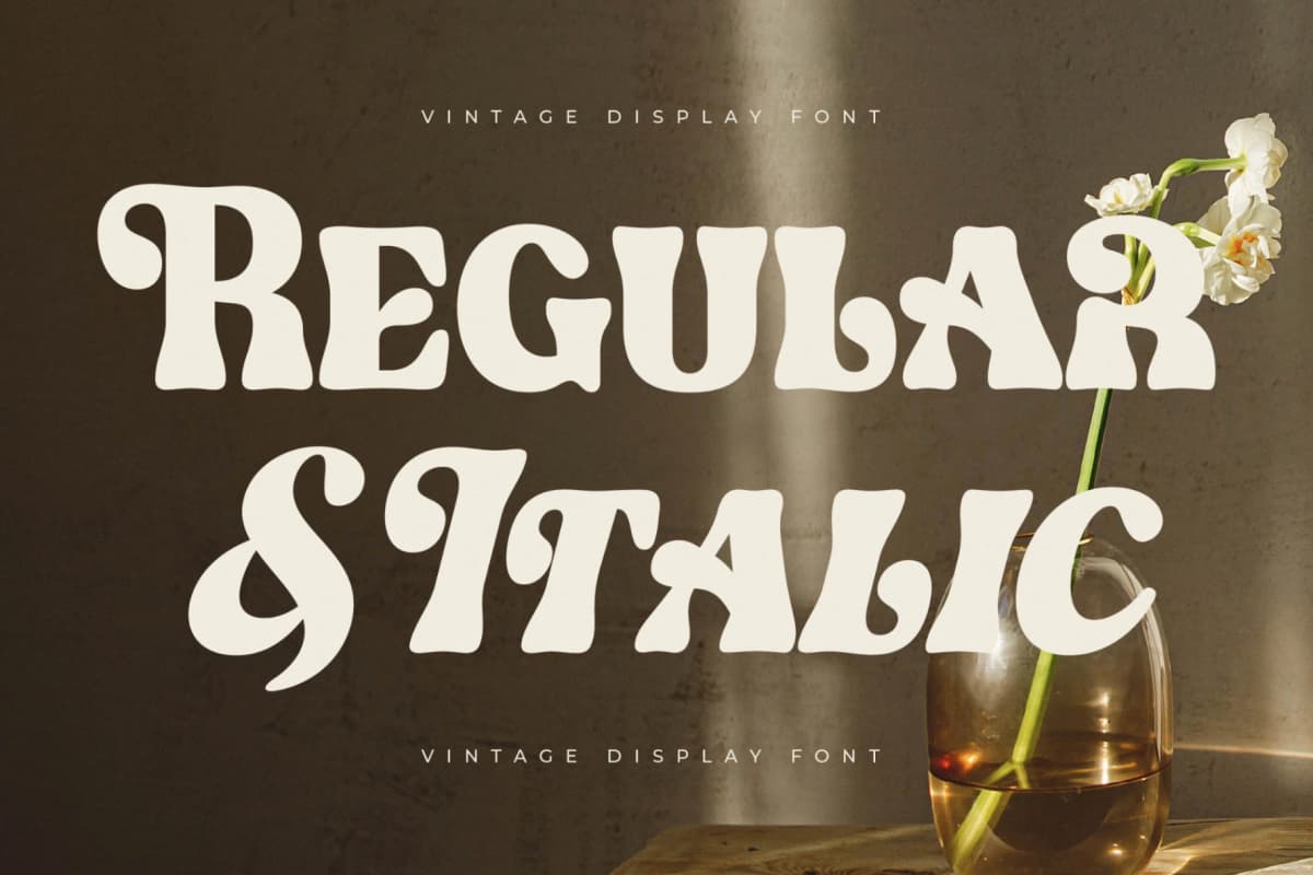 Mebtho Francy - Vintage Display Font font preview 8