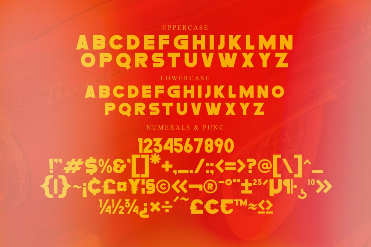Preview 13 for Blank Space - Type Face Font