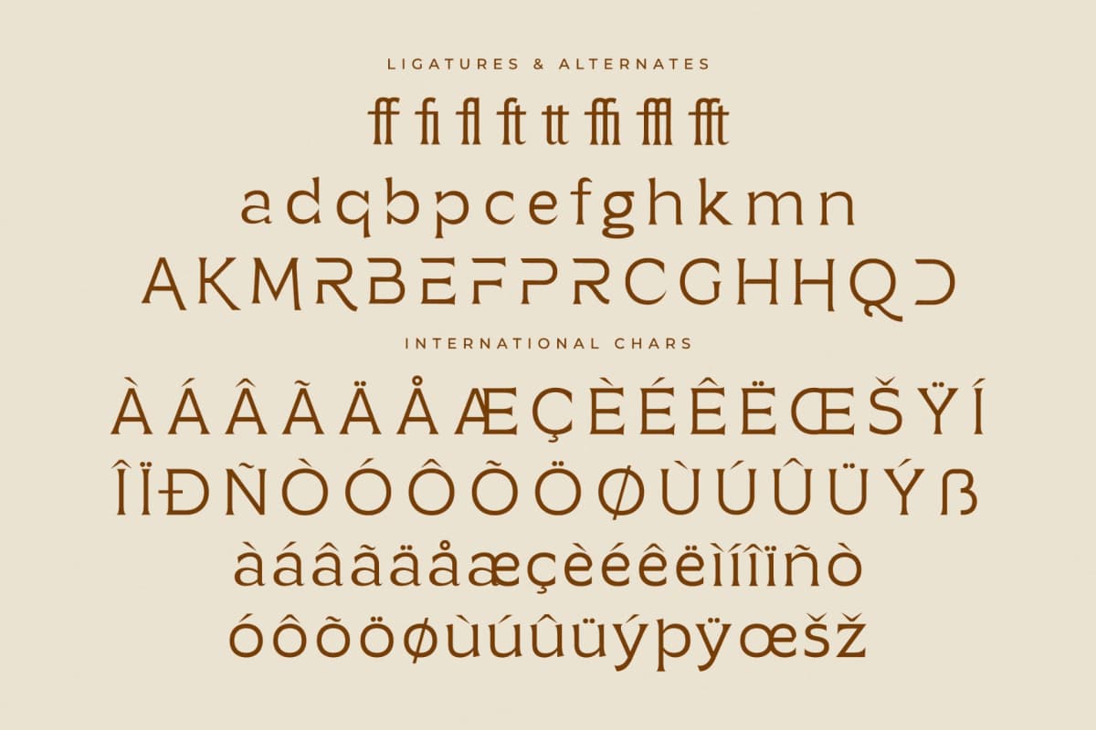 Preview 14 for Margelin - Modern Alternate Serif