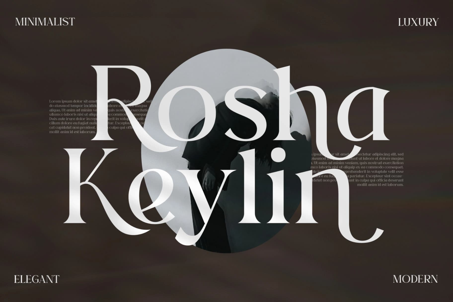 Preview 11 for Rosha Keylin - Modern Serif Font