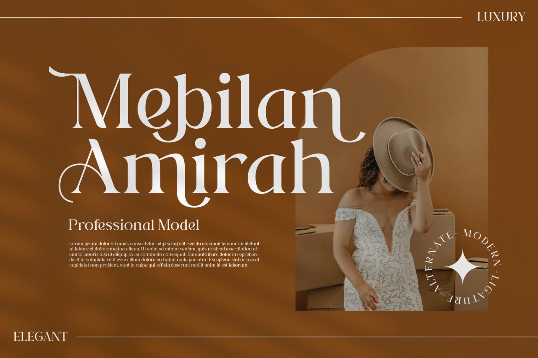 Preview 6 for Rosha Keylin - Modern Serif Font