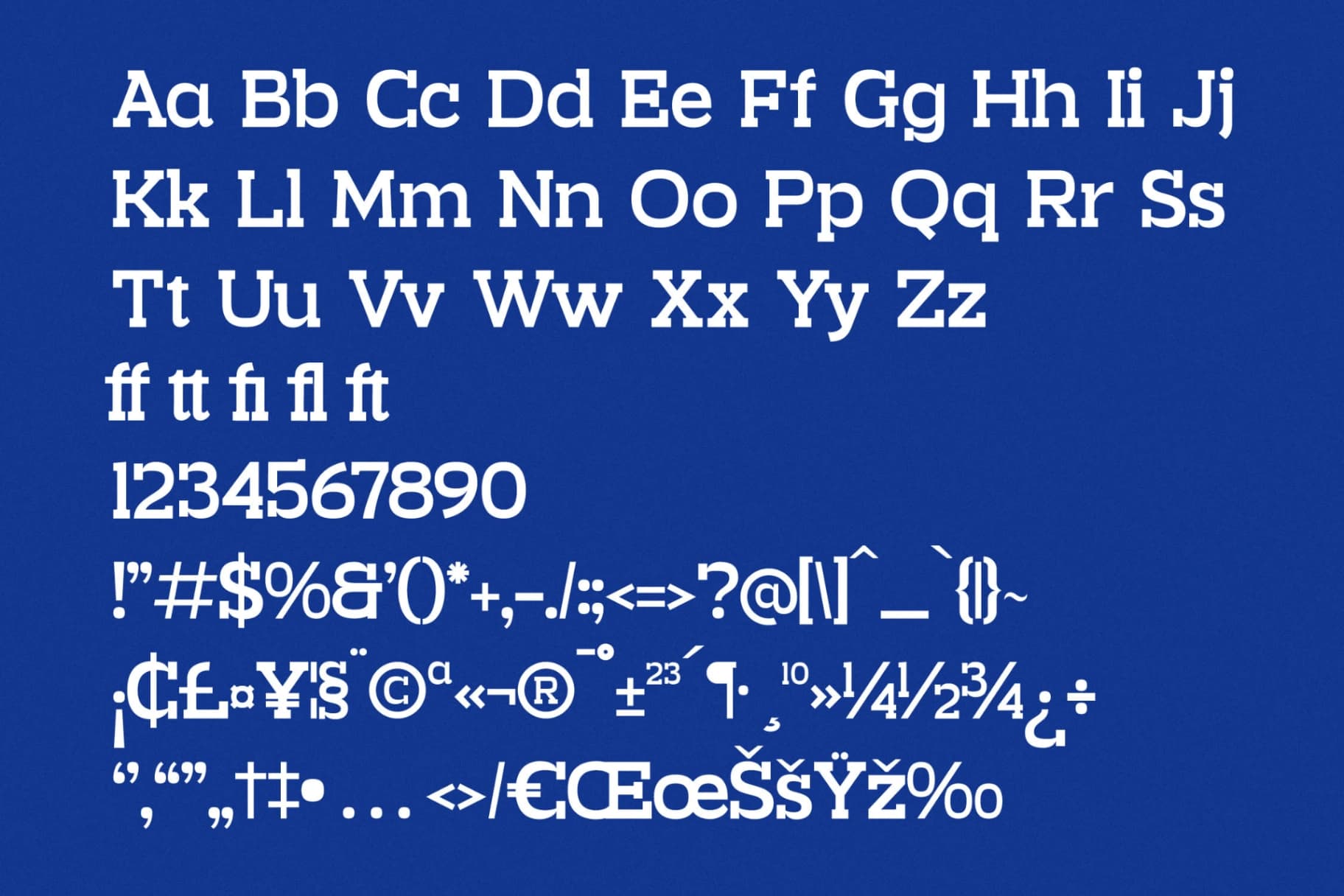 Preview 13 for Burgela – Slab Serif Typeface