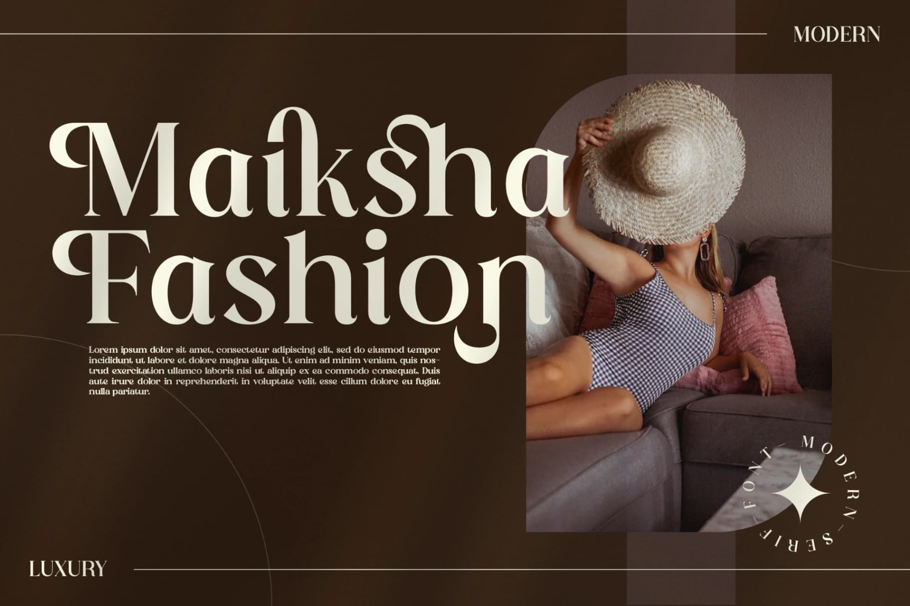 Preview 3 for Dishta Bikailen - Modern Serif Font