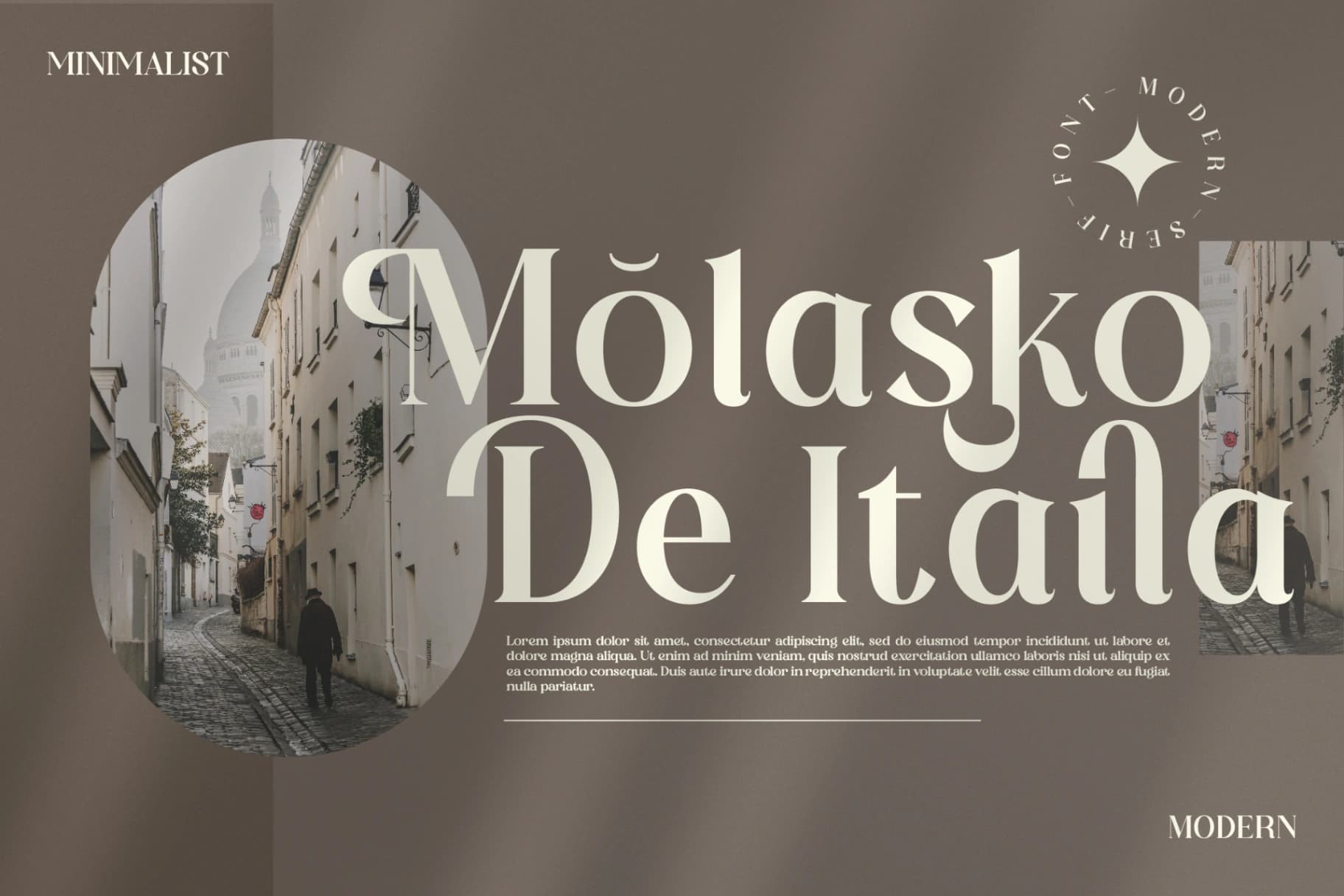 Preview 4 for Dishta Bikailen - Modern Serif Font