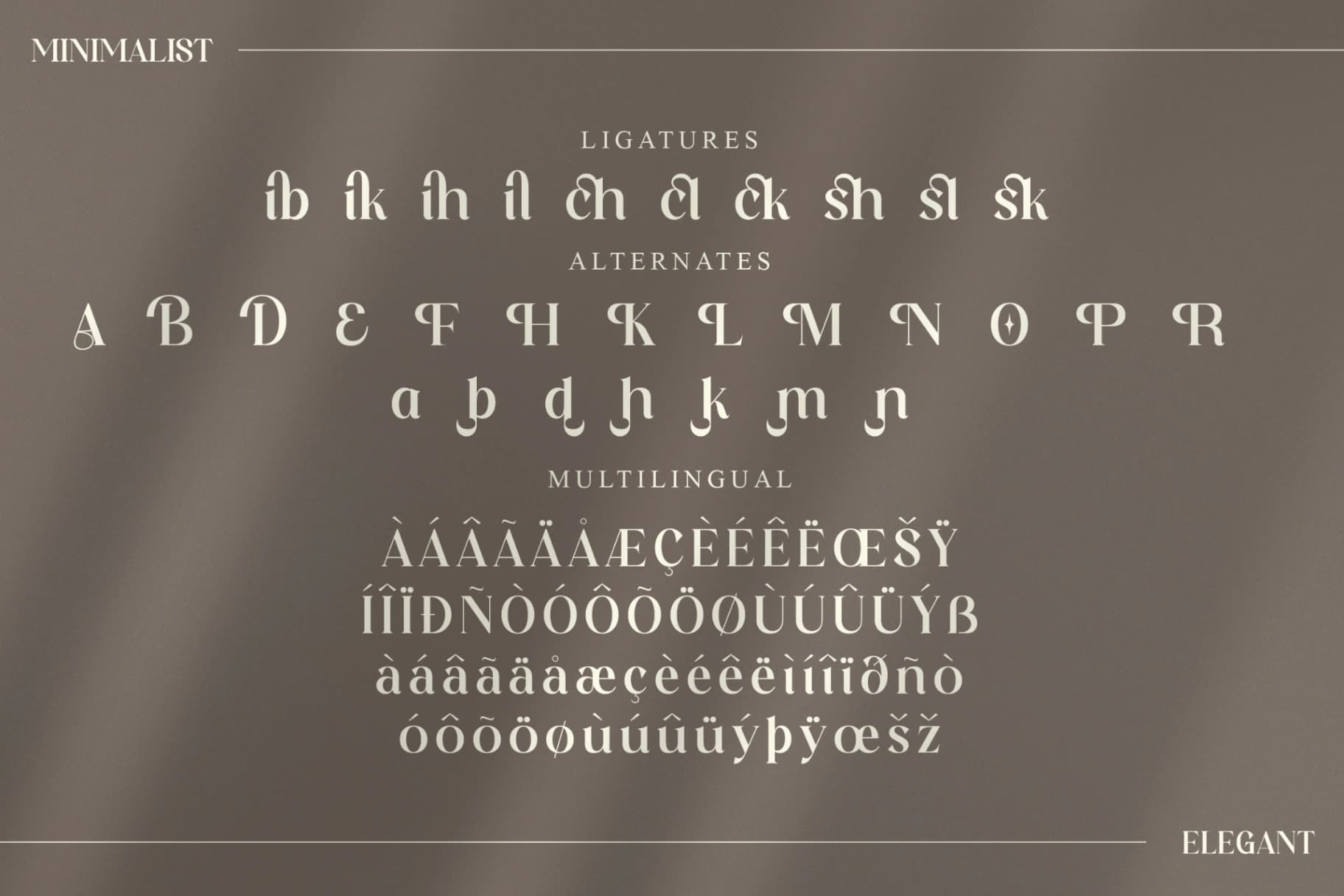 Preview 14 for Dishta Bikailen - Modern Serif Font