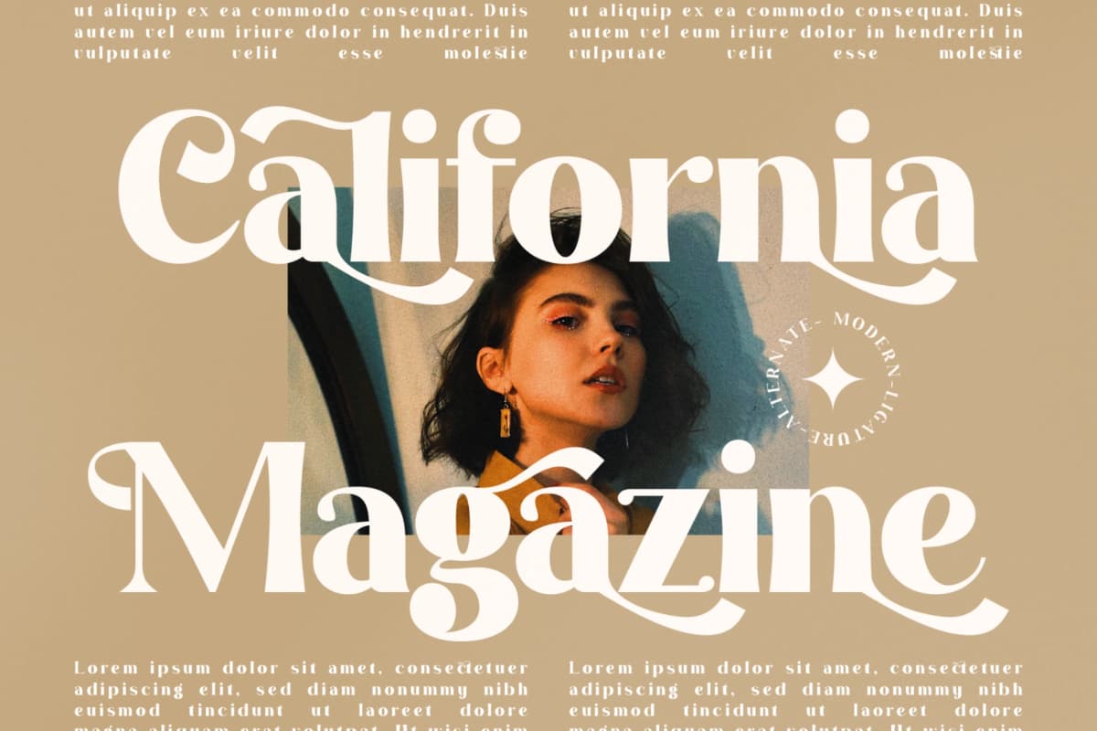 Preview 9 for California Paradise - Modern Serif Font