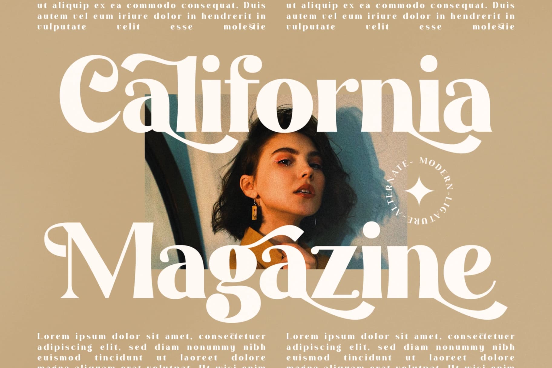 Preview 9 for California Paradise - Modern Serif Font