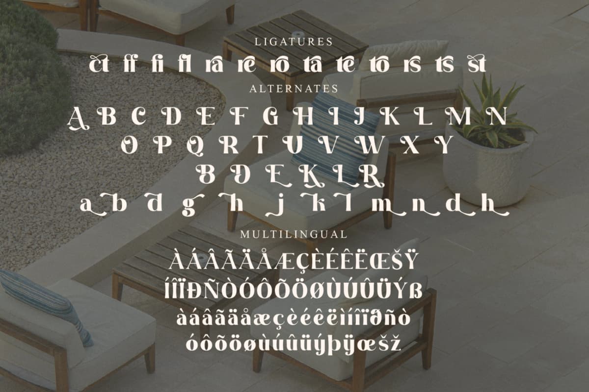 Preview 14 for California Paradise - Modern Serif Font