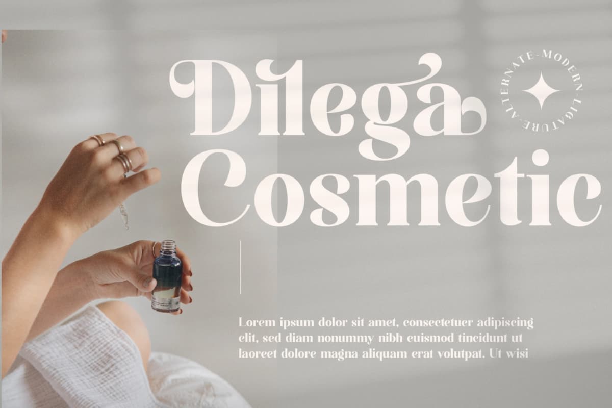 Hagista Melagon - Modern Serif Font font preview 5