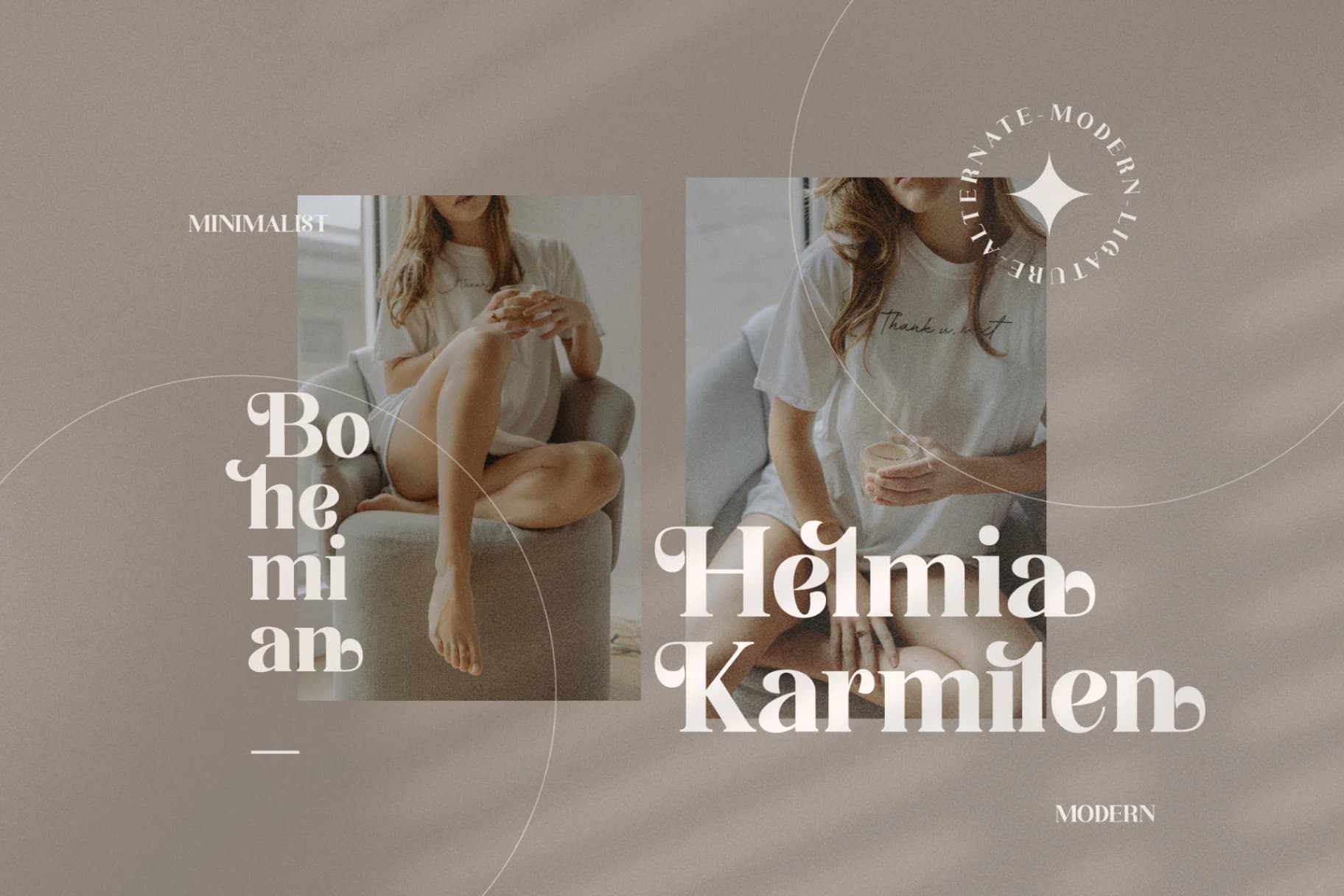 Preview 6 for Hagista Melagon - Modern Serif Font