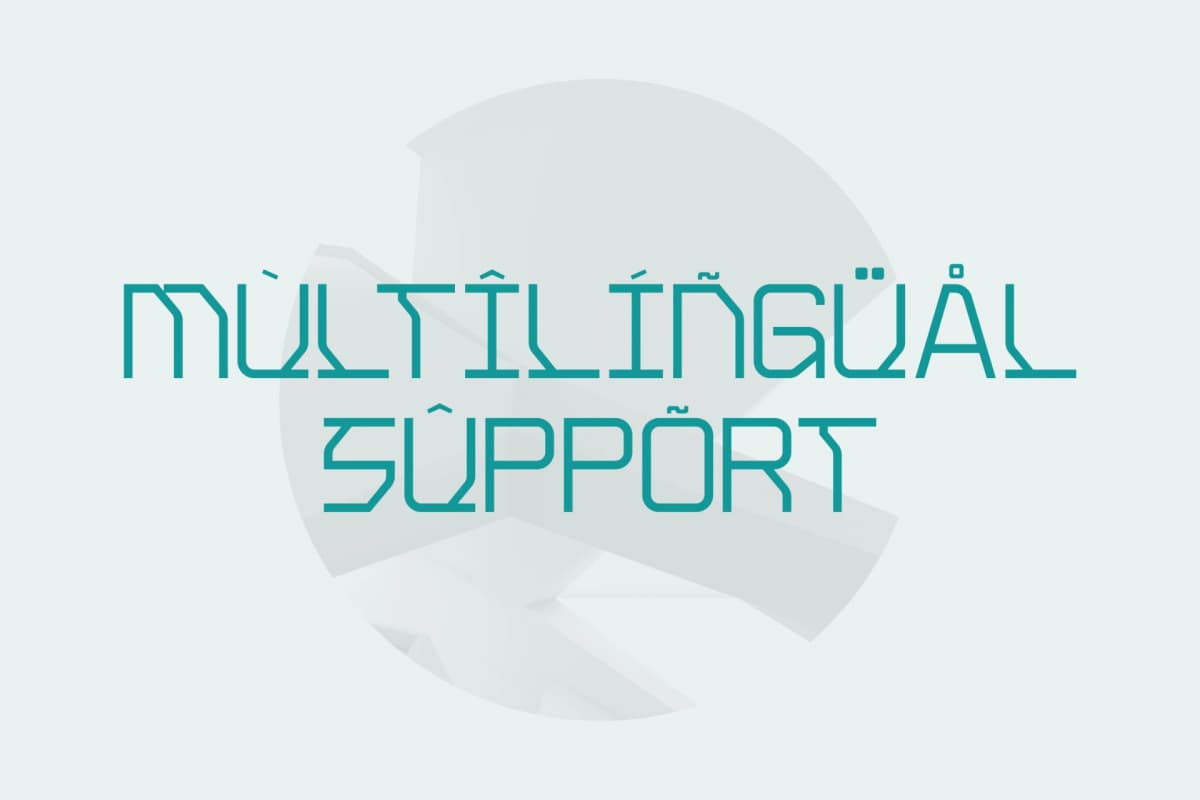 Rexus Cyber – Modern Futuristic Fontype font preview 12