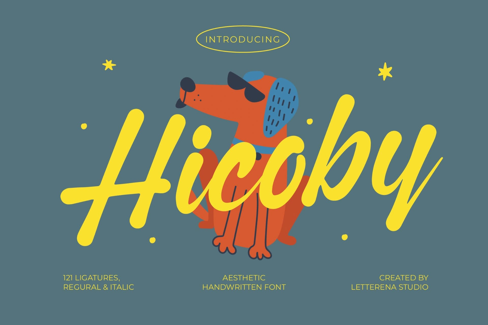 Preview 1 for Hicoby - Aesthetic Handwritten Font