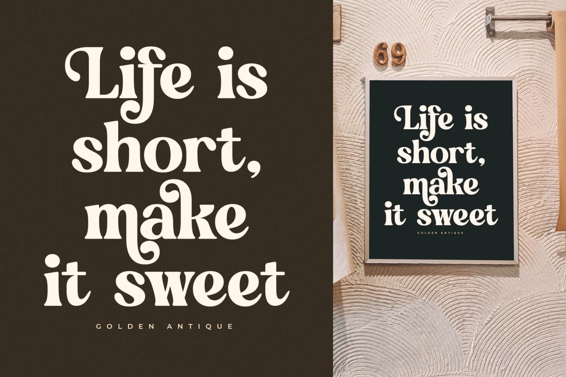 Preview 6 for Golden Antique - Retro Serif Font