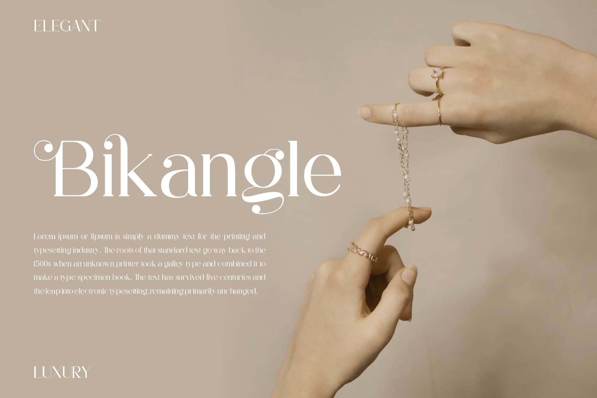 Preview 3 for Rihena - Modern Serif Font