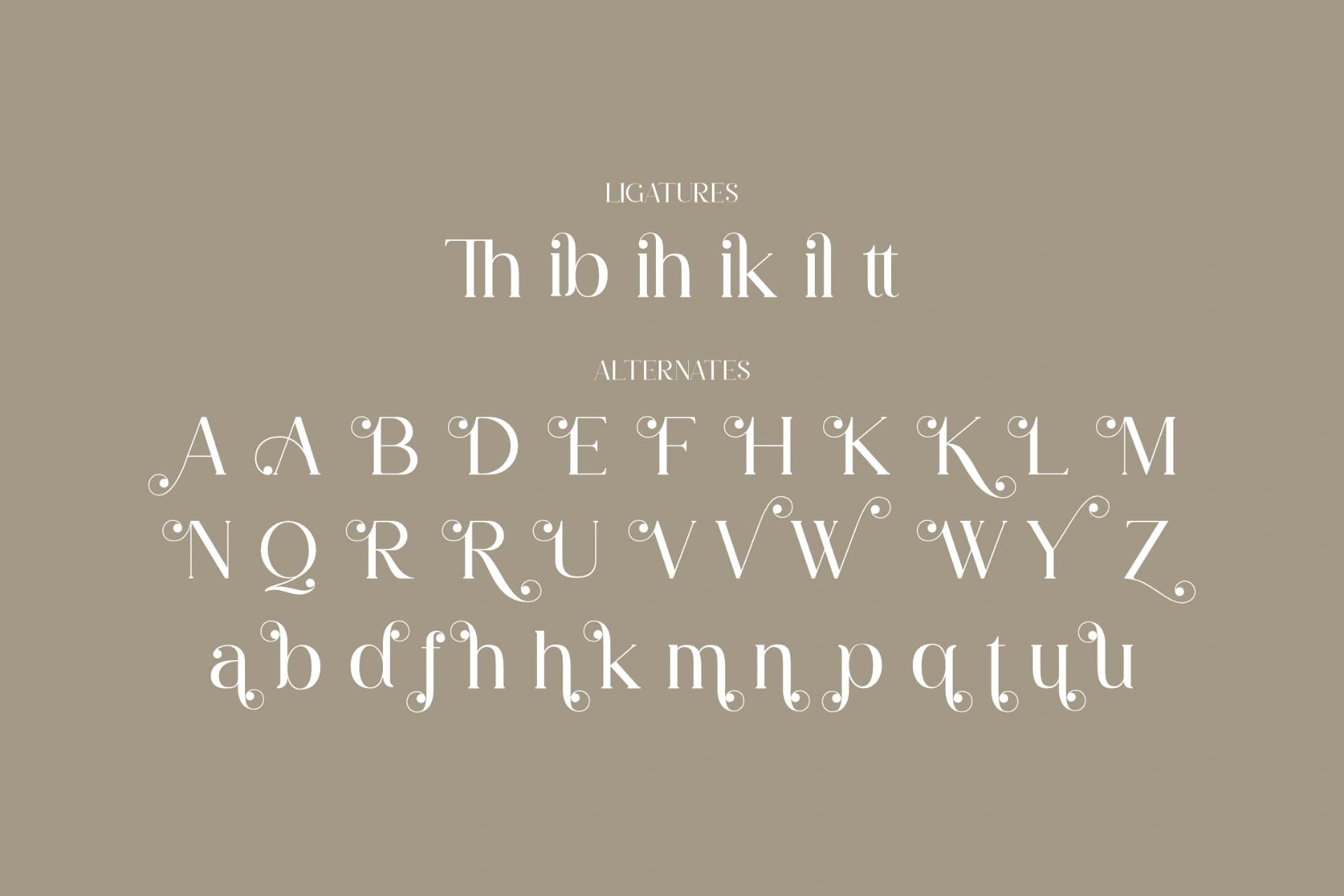 Preview 14 for Rihena - Modern Serif Font