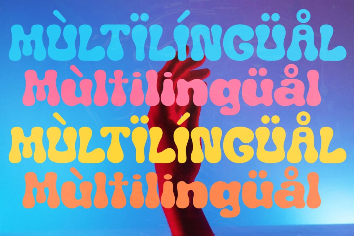 Benomout - Grove Retro Display Font font preview 12