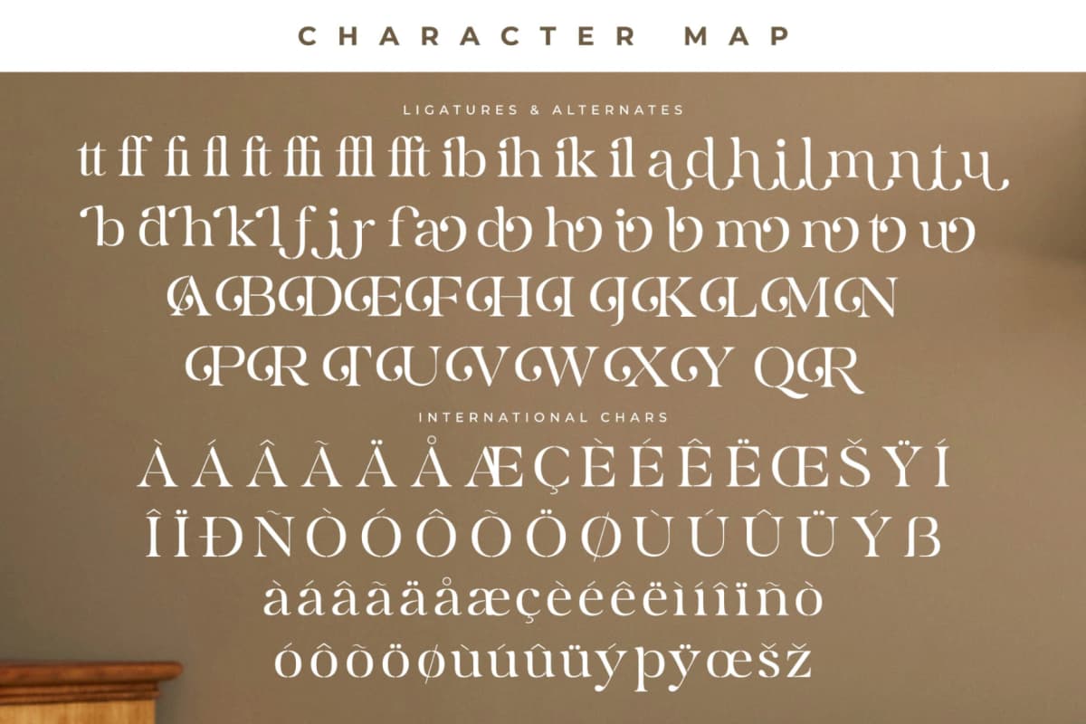 Preview 14 for Mergila – Modern Stancil Serif