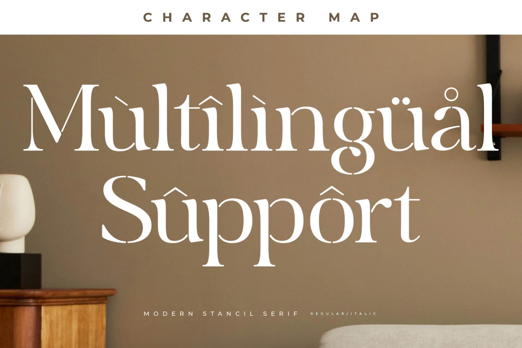 Preview 12 for Mergila – Modern Stancil Serif