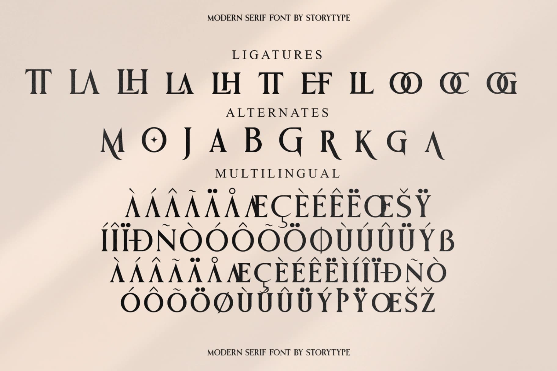 Preview 14 for Monster Of Fantasy - Modern Serif Font