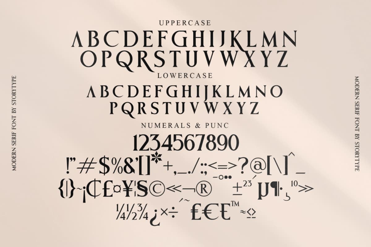 Monster Of Fantasy - Modern Serif Font font preview 13