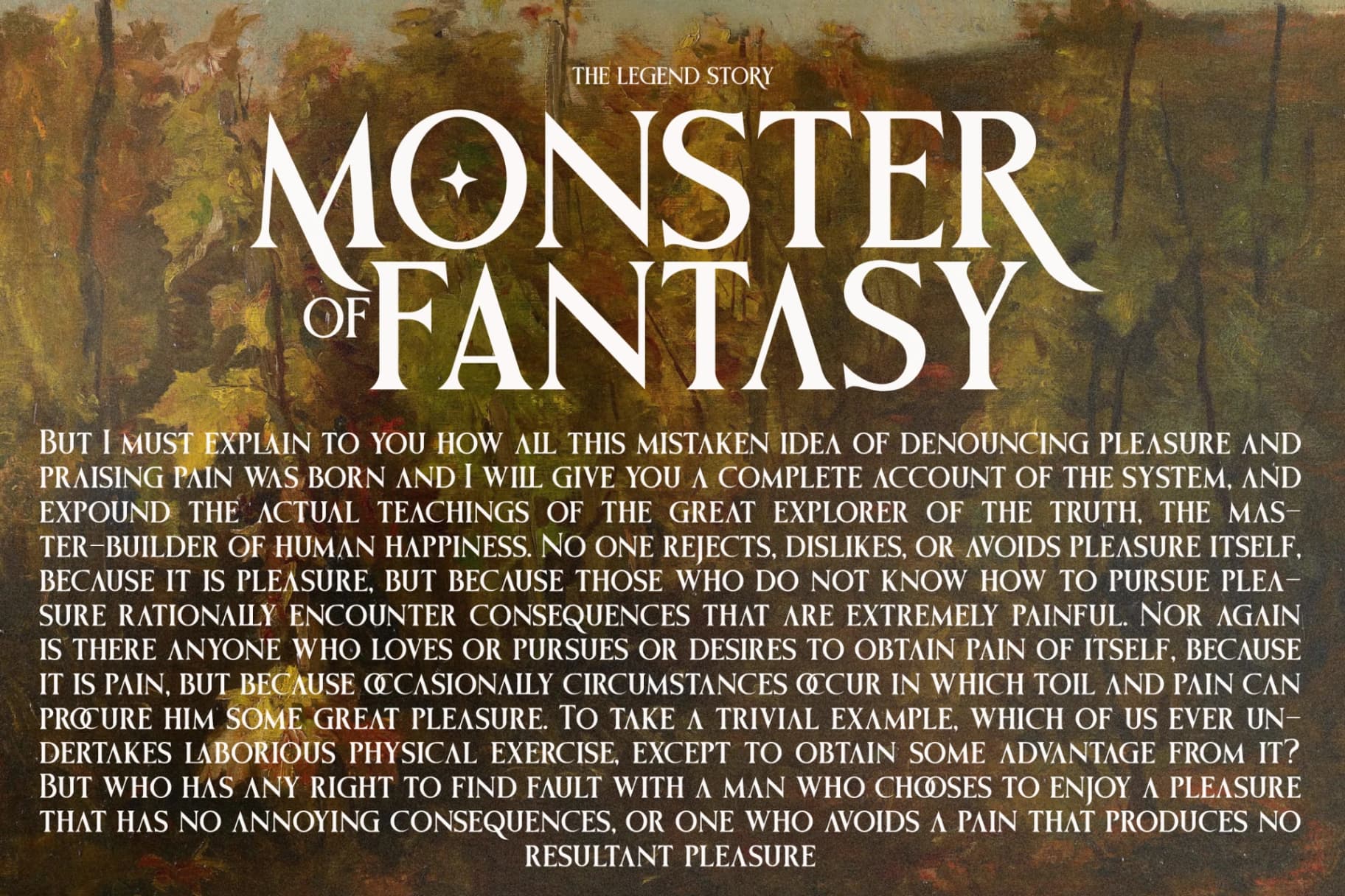Preview 10 for Monster Of Fantasy - Modern Serif Font
