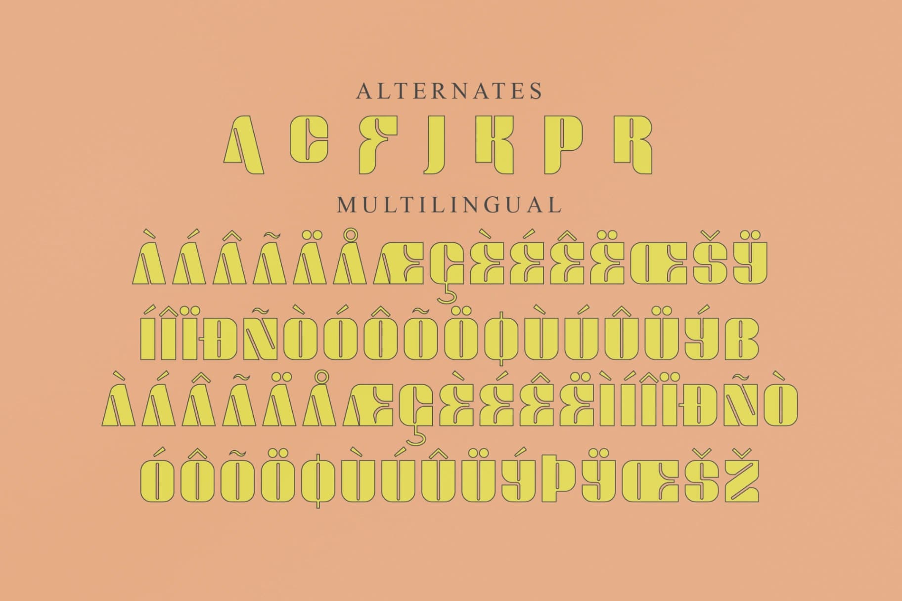 Preview 14 for Mentra - Modern Serif Display Font