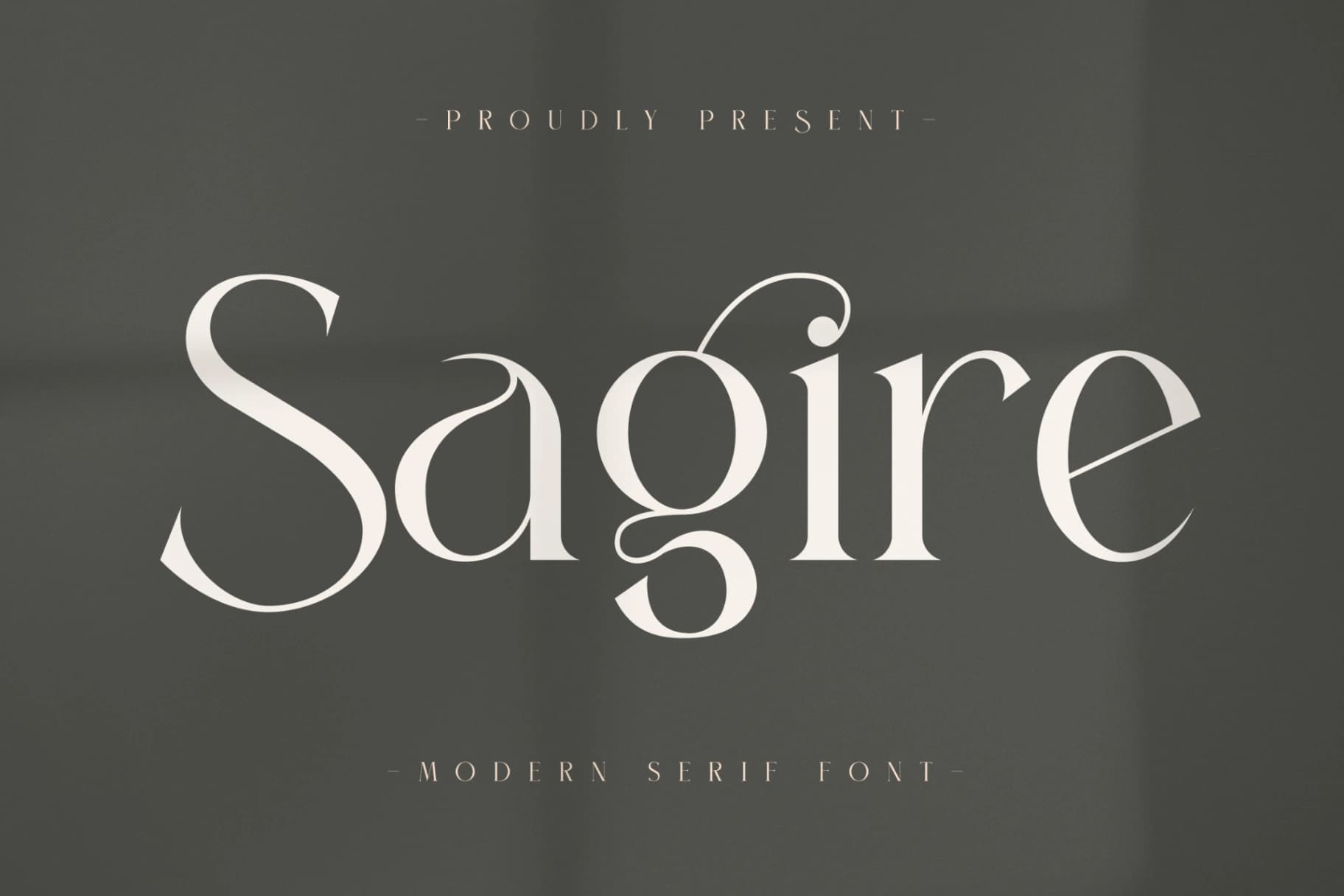 Preview of Sagire - Modern Serif Font font