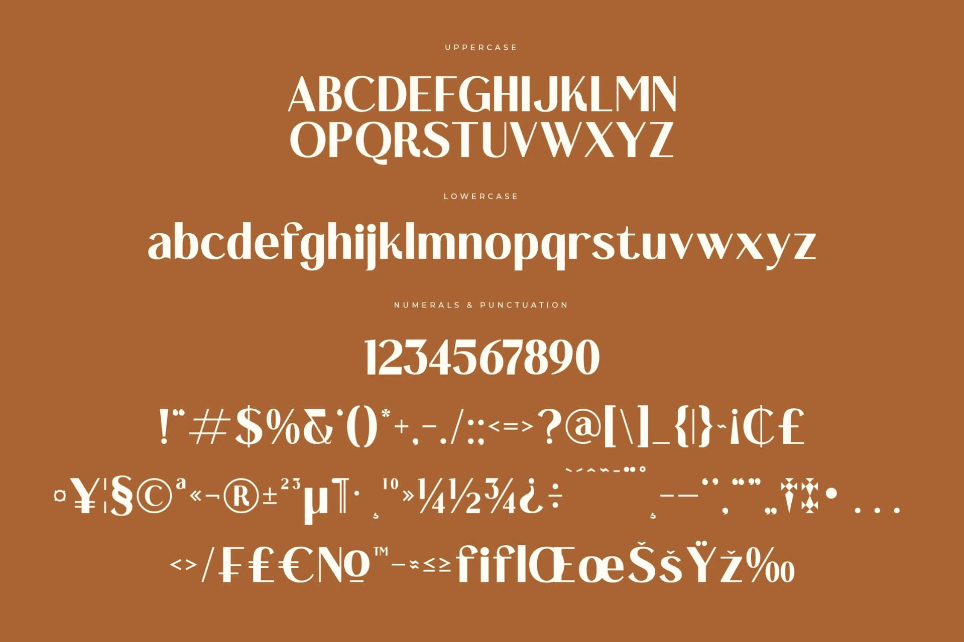 Preview 13 for Hannah Claira – Modern Sans Serif Font