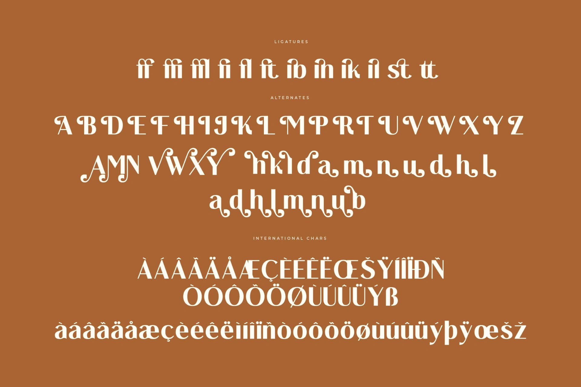 Preview 14 for Hannah Claira – Modern Sans Serif Font