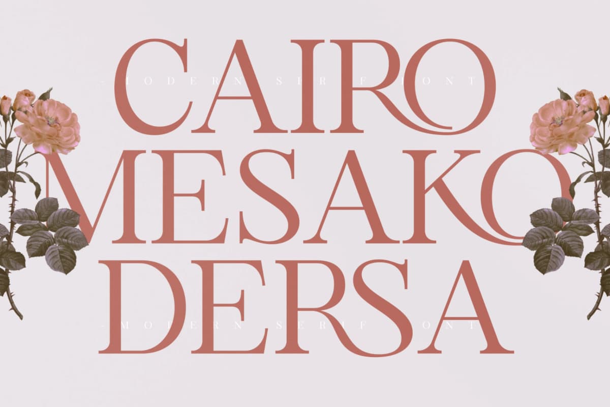 Preview 5 for Rossela - Modern Serif Font