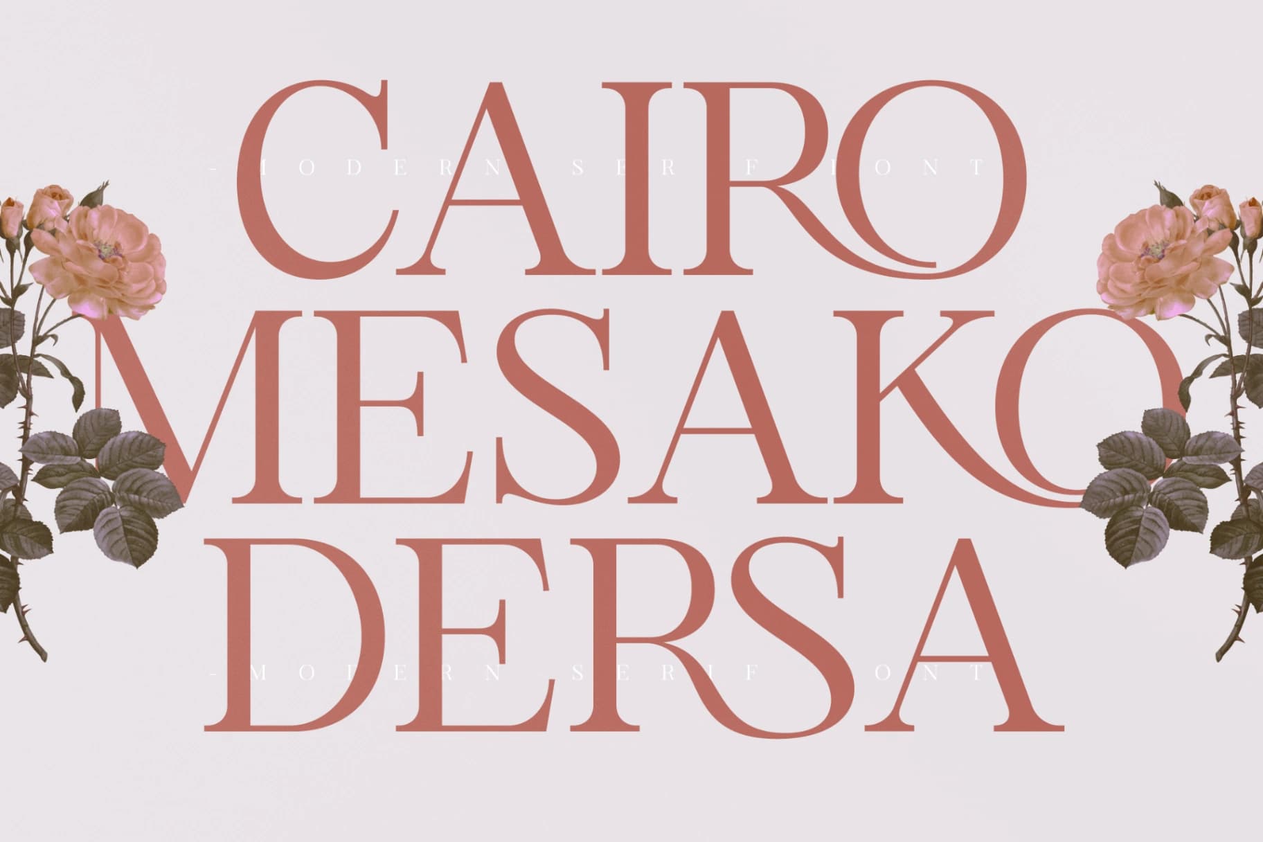 Preview 5 for Rossela - Modern Serif Font
