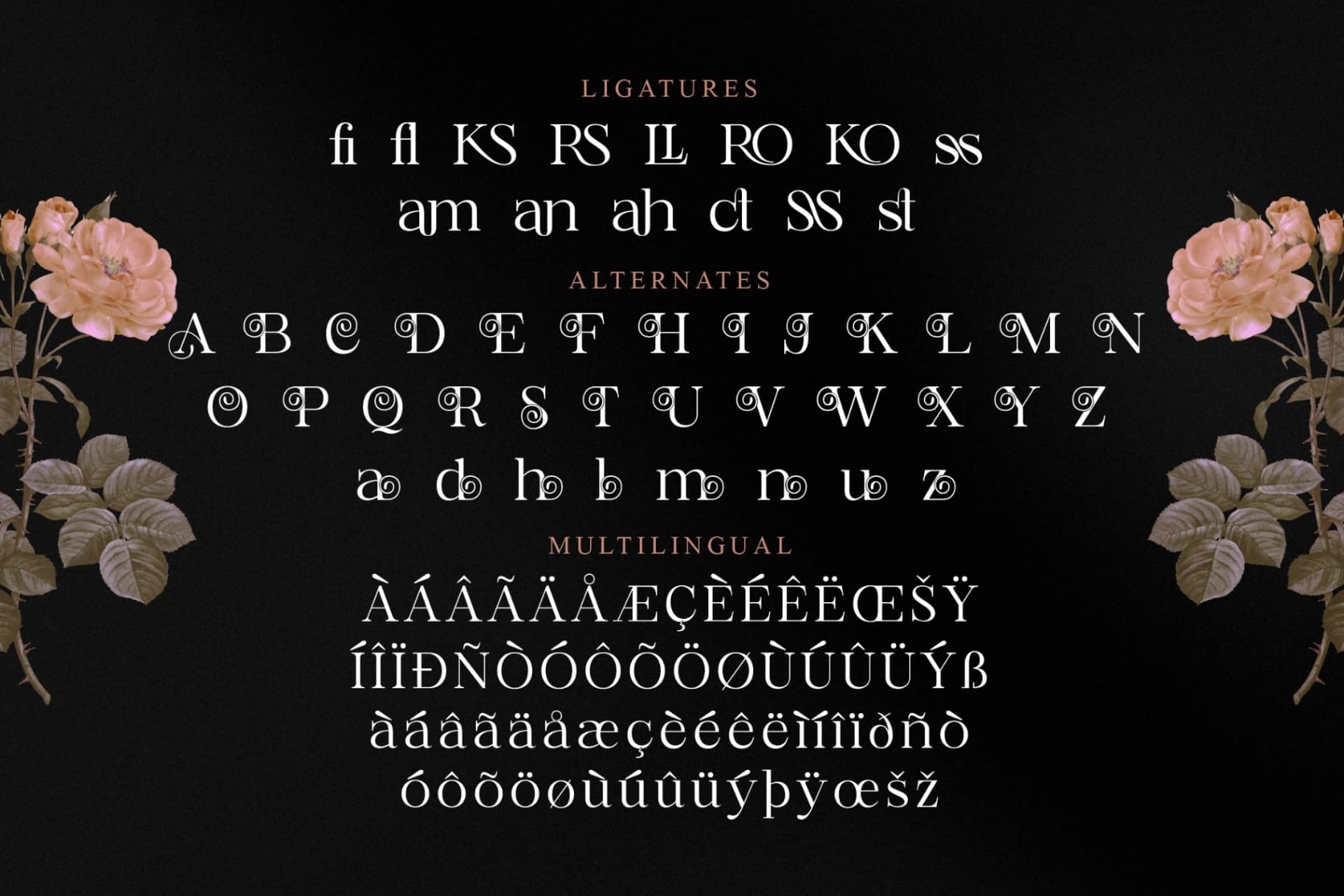 Preview 14 for Rossela - Modern Serif Font