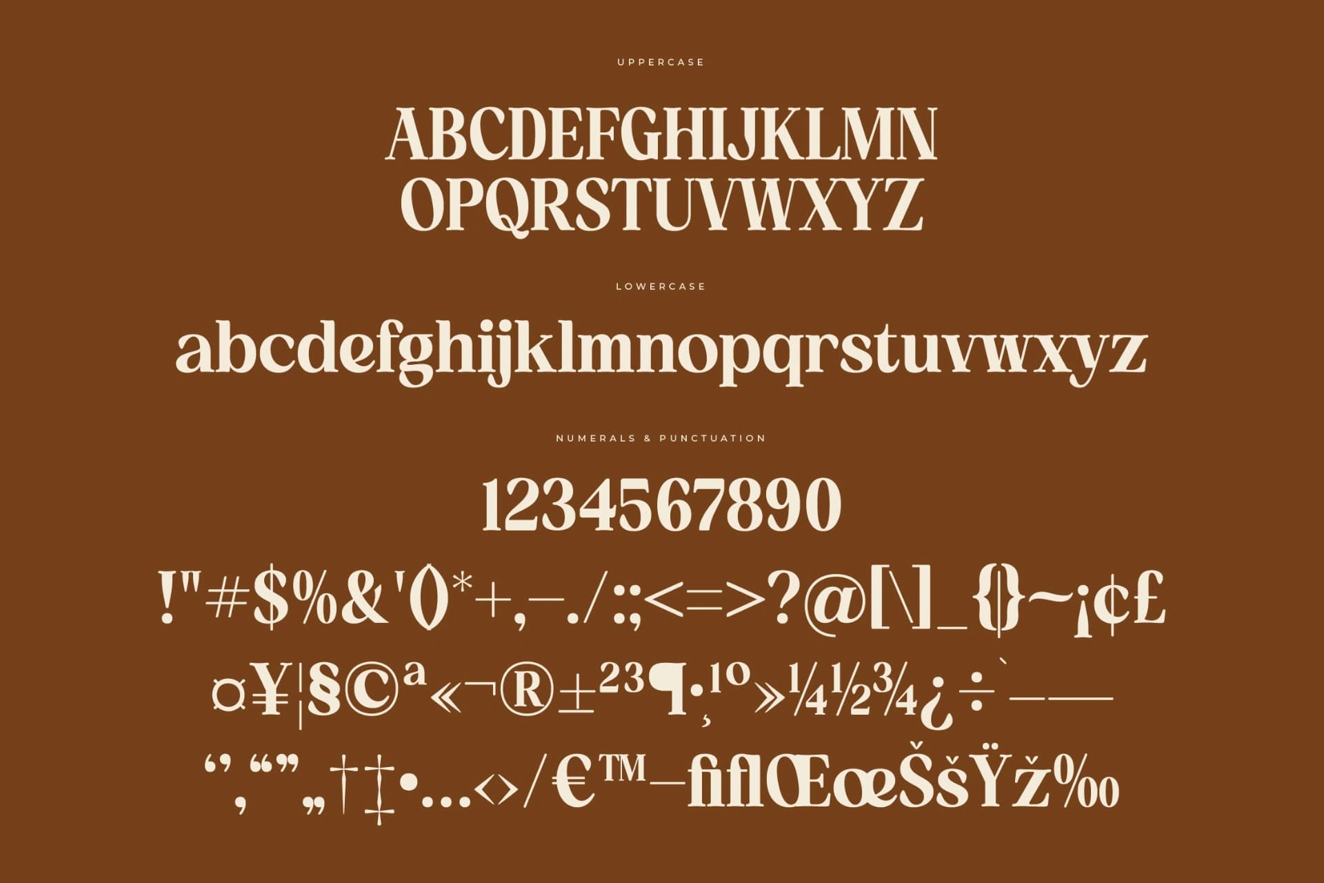 Preview 13 for Golden Sands - Modern Serif Font