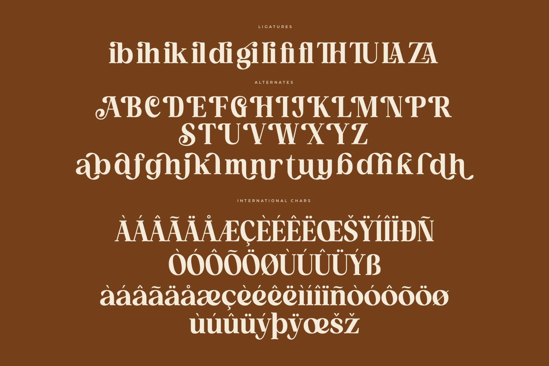 Preview 14 for Golden Sands - Modern Serif Font