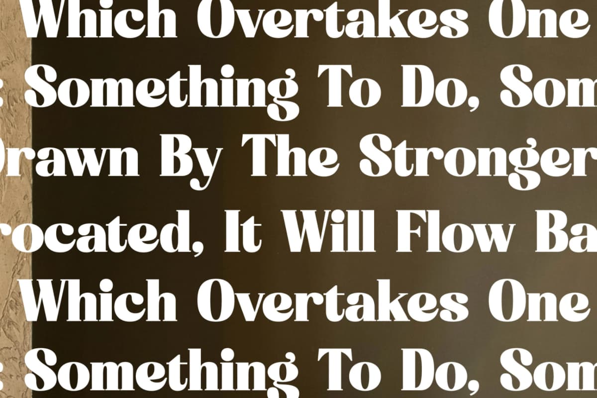 Arthur Matilde - Decorative Serif Retro font preview 9