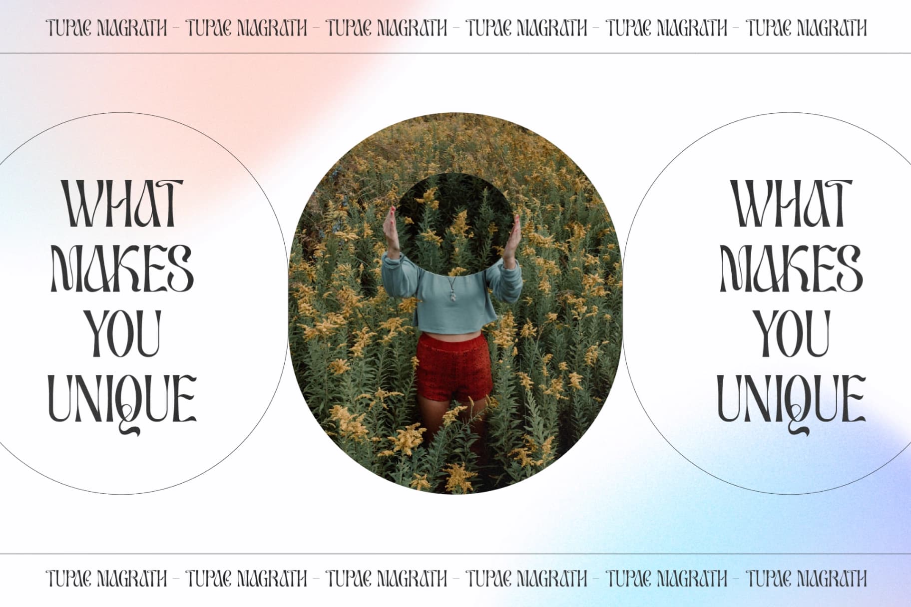 Preview 5 for Tupac Magrath - Display Serif Font