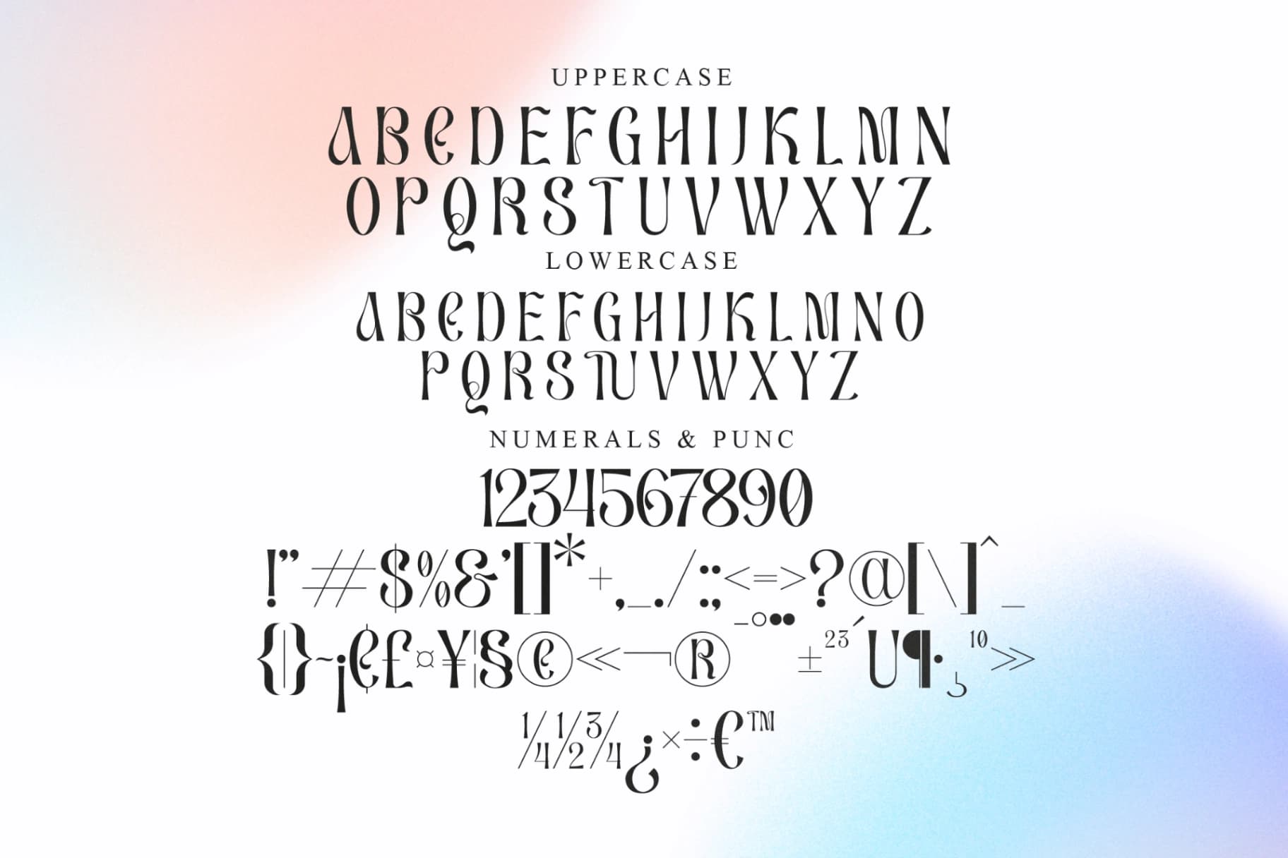 Preview 13 for Tupac Magrath - Display Serif Font