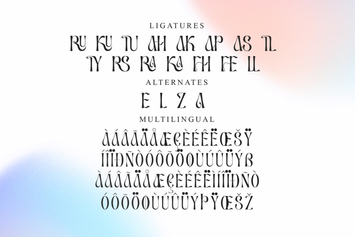 Tupac Magrath - Display Serif Font font preview 14